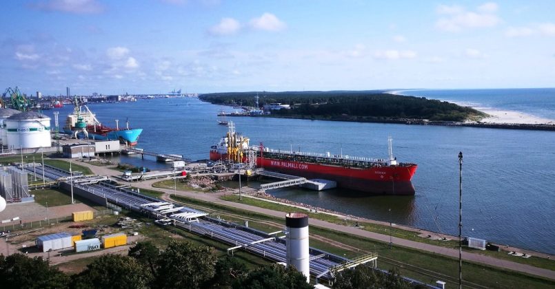 Перевалка грузов в порту Клайпеды существенно сократилась