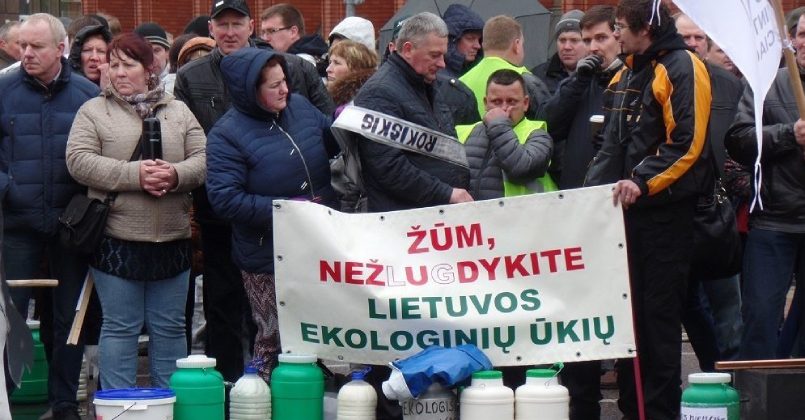 Протестующие фермеры в Литве заявили о разочаровании от диалога с премьером