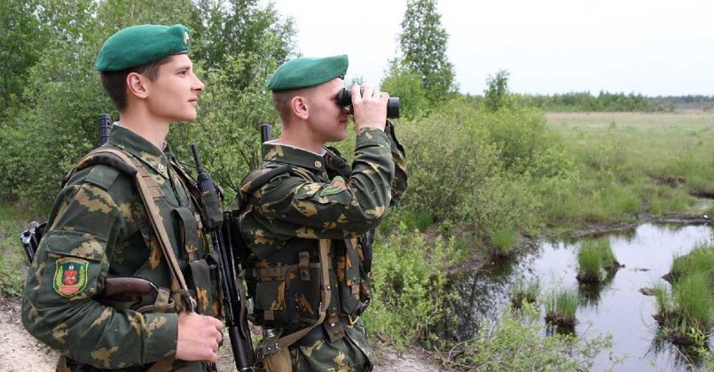 Белорусские пограничники сбили беспилотник на границе с Литвой (видео)