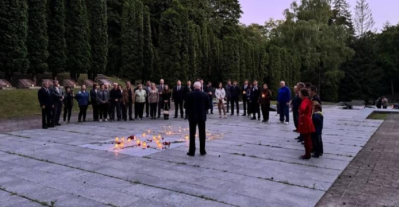 В Литве провели акцию «Свеча памяти»
