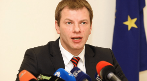Министр финансов Литвы В. Шапока 