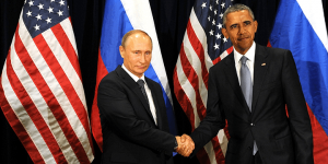 Владими Путин и Барак Обама