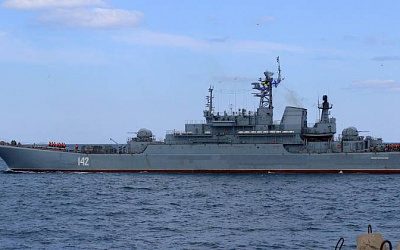 В Феодосии корабль «Новочеркасск» получил повреждение в ходе отражения удара ВСУ