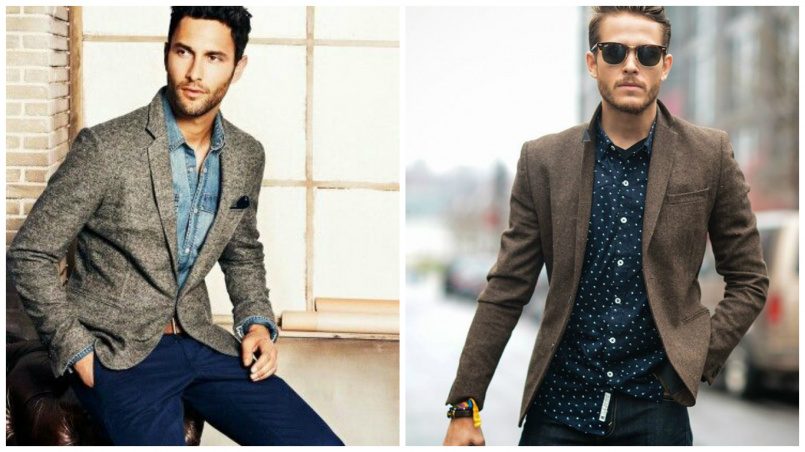 Мужской пиджак в стиле «Casual»: правила выбора и стильные образы