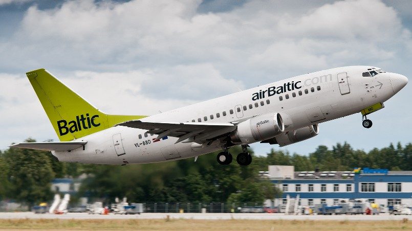 Авиакомпания airBaltic запустила прямые рейсы между Литвой и Украиной