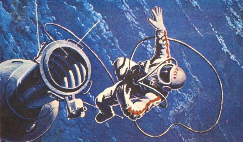 «Я шесть литров воды потерял»: рассказ Леонова о первом выходе человека в открытый космос