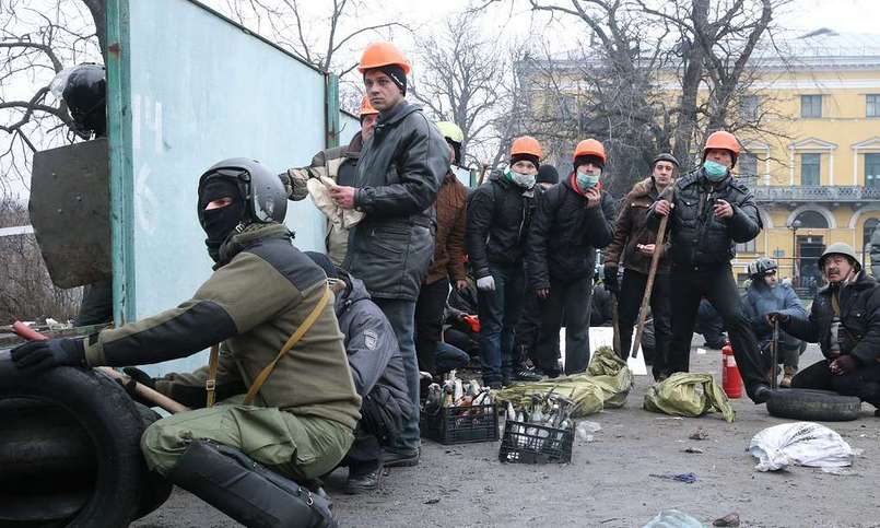 Насильственное смена власти. Катрин Эштон на Майдане в Киеве.