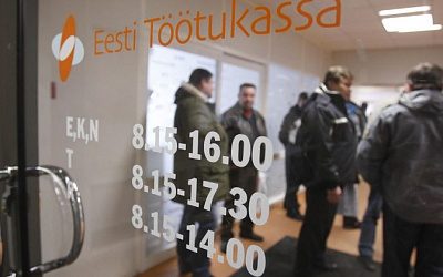 Число безработных в Эстонии стремительно растет