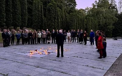 В Литве провели акцию «Свеча памяти»